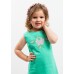 Embroidered dress for girl "Smile of Rose" Mint